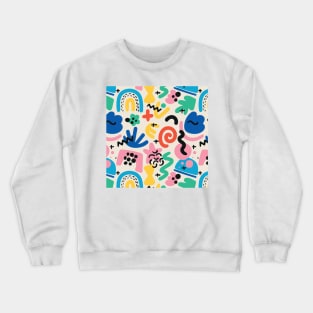 Colorful Abstract sample pattern Crewneck Sweatshirt